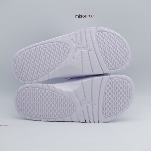 SLD NEW Size 12 Men's Jordan Hydro XI Retro Slide Sandals FN2452-104 White - Picture 6 of 7